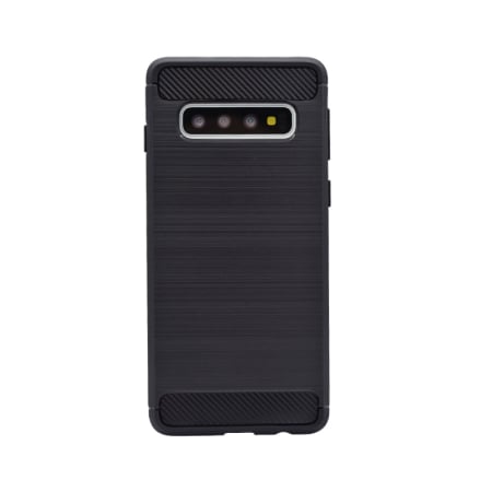 Huse si folii Samsung - Husa Samsung A31, model Carbon, silicon flexibil, negru