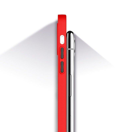 Husa Samsung A32 4G rosu, Milky, slim, silicon flexibil [4]