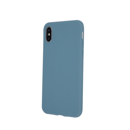 Huse si folii Samsung A50 - Husa Samsung A50 / A30s / A50s gri albastrui, silicon mat, slim