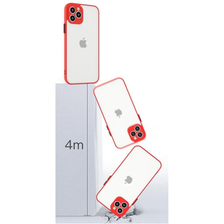 Husa Samsung A52s 5G / A52 5G / A52 4G rosu, Milky, slim, silicon flexibil [5]