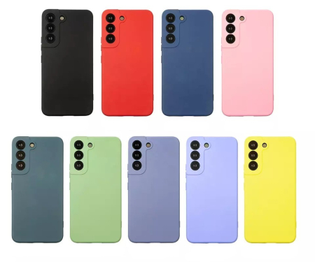 Husa Samsung A73 5G raspberry,cu interior catifea, din silicon [1]