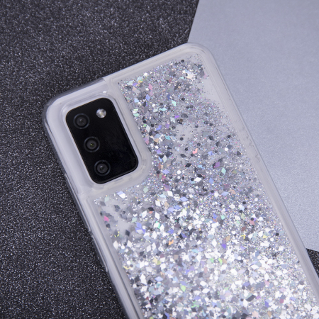 Husa Samsung Galaxy A23 5G, sclipici lichid, argintiu [6]