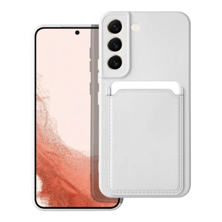 Huse si folii Samsung - Husa Samsung S22 Plus , loc pentru card, alb