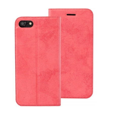 Huse si folii Samsung - Husa Samsung S8 Plus  rosu, piele ecologica, model carte Clarino