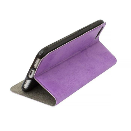 Husa Samsung S8 Plus  violet, piele ecologica, model carte Clarino [2]