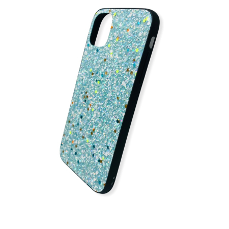 Huse si folii iPhone - Husa Sand Glitter iPhone 11 Pro (5.8")  Baby Blue
