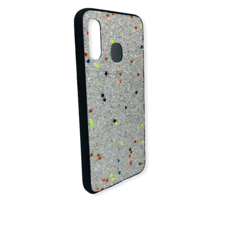 Husa Sand Glitter Samsung A40 White [3]