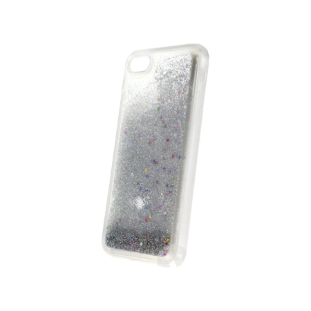 Husa sclipici lichid iPhone X/XS argintiu [1]