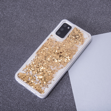 Husa sclipici lichid Samsung S22 gold [7]