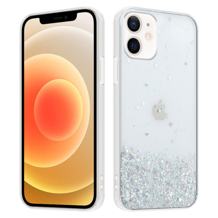 Huse si folii iPhone - Husa Shine pentru iPhone 12 Pro Max transparent