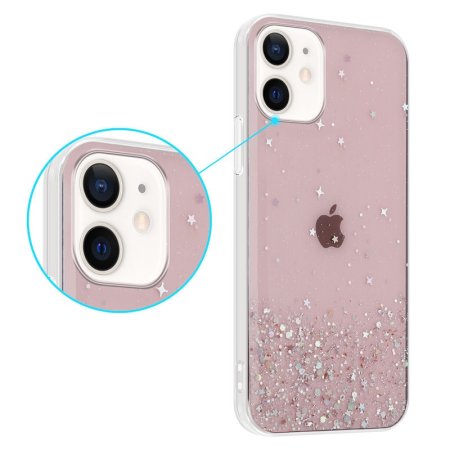 Husa Shine pentru iPhone 13 Pro Max roz [1]