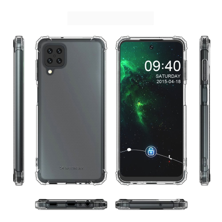 Husa silicon antisoc military grade pentru Samsung Galaxy A12 / Galaxy M12 transparent [5]