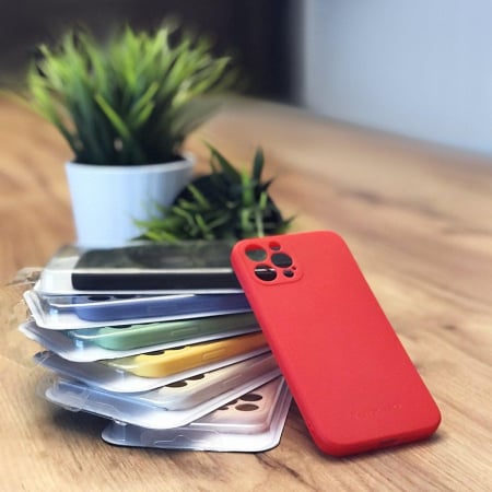 Husa silicon colorat Wozinsky iPhone 11 Pro Max red [2]
