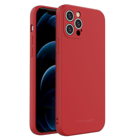Huse si folii iPhone 6 Plus/7 Plus/8 Plus - Husa silicon colorat Wozinsky iPhone 8 Plus  / iPhone 7 Plus  red