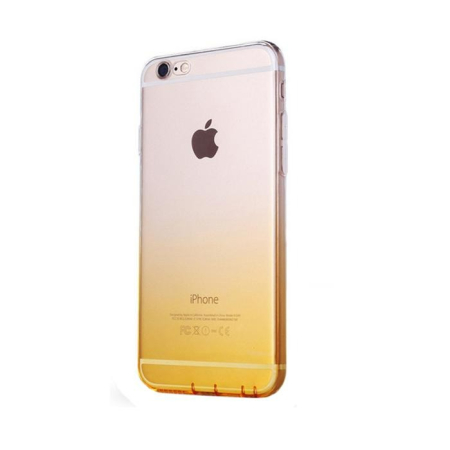 Huse si folii Samsung - Husa silicon degrade pentru Samsung  S7 galben