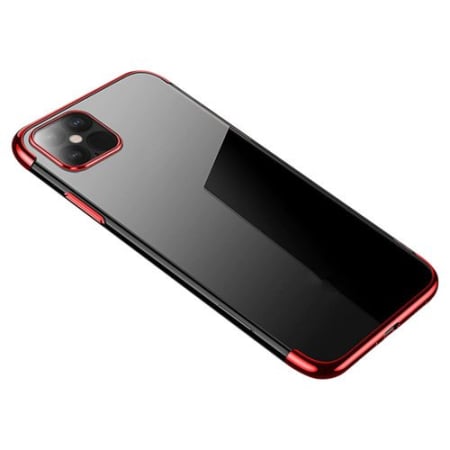 Huse si folii Samsung A10 - Husa Silicon Electroplating pentru Samsung Galaxy A10 rosie