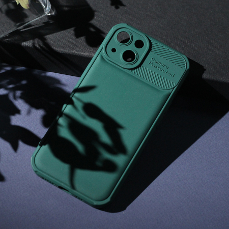 Husa silicon Honeycomb iPhone 11 green forest [5]