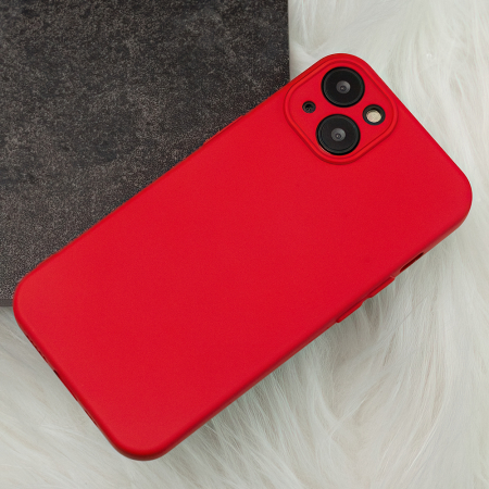 Husa silicon interior soft iPhone 15 6,1" red [5]