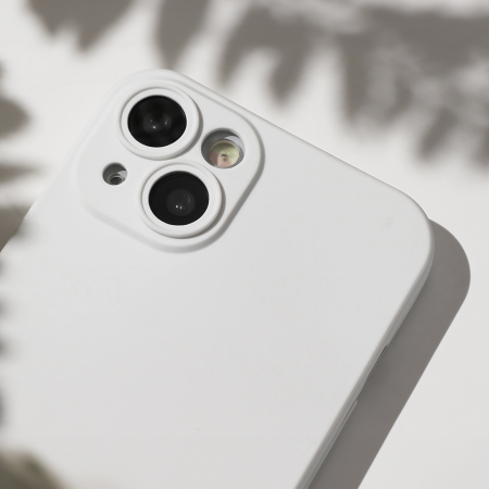 Husa silicon mat iPhone 15 Pro Max 6.7" white [1]