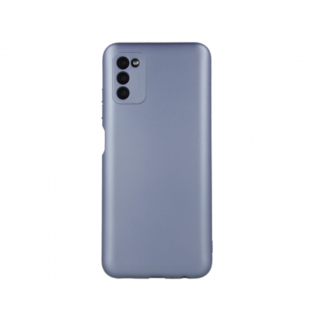 Husa silicon metalizat si interior catifea, Metallic Samsung A15 4G / A15 5G albastru [1]