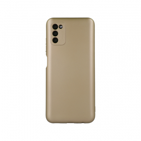 Husa silicon metalizat si interior catifea, Metallic Samsung A15 4G / A15 5G auriu [1]