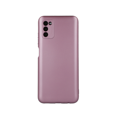 Husa silicon Metallic pentru iPhone 12 6,1" pink [1]