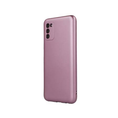 Huse si folii iPhone - Husa silicon Metallic pentru iPhone 12 6,1" pink