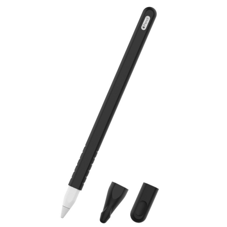 Altele - Husa silicon pentru Apple Pencil 2 black