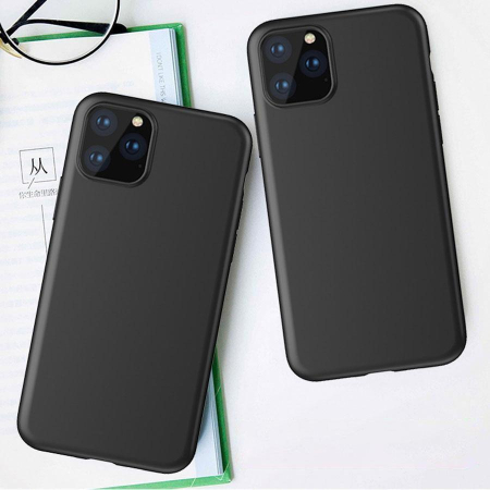 Husa silicon pentru iPhone 12/12 Pro negru [4]