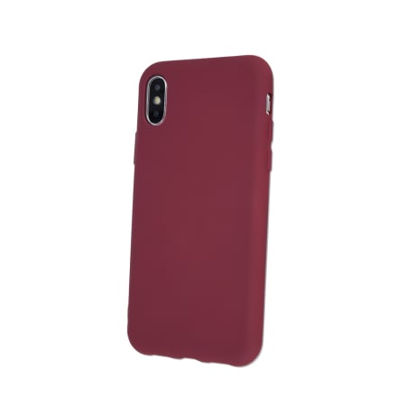 Huse si folii iPhone - Husa silicon pentru iPhone 13 Pro 6,1" visiniu