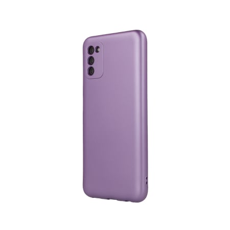 Huse si folii Samsung - Husa silicon pentru Samsung Galaxy A12 / M12 violet metalizat