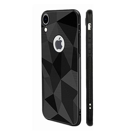 Huse si folii iPhone - Husa silicon Prism Diamond iPhone X/XS Black