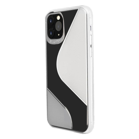 Huse si folii iPhone - Husa silicon S-Case pentru iPhone 12 Pro transparent