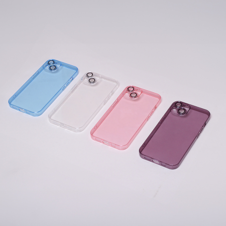 Husa Slim Color cu sticla la camera Xiaomi Redmi 12c / Redmi 11a transparent [9]