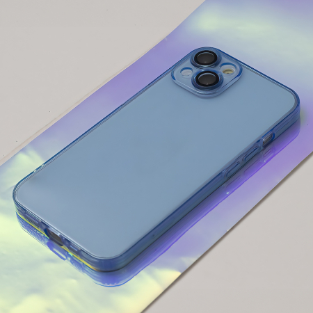 Husa Slim Color iPhone 11 blue, protectie camera inclusa [3]