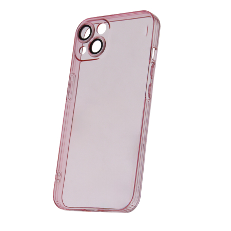 Huse si folii iPhone - Husa Slim Color iPhone 14 Pro 6,1" pink, sticla camera inclusa