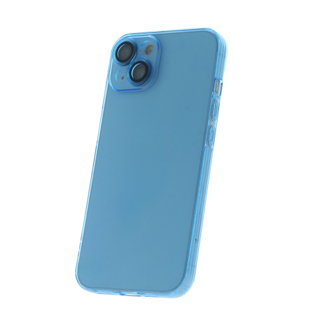 Husa Slim Color iPhone 14 Pro blue, sticla camera inclusa [1]