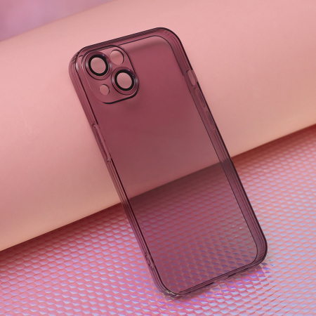Husa Slim Color iPhone X / XS plum, sticla camera inclusa [4]