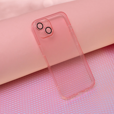 Husa Slim Color Samsung A52 4G / A52 5G / A52S 5G pink, sticla camera inclusa [4]