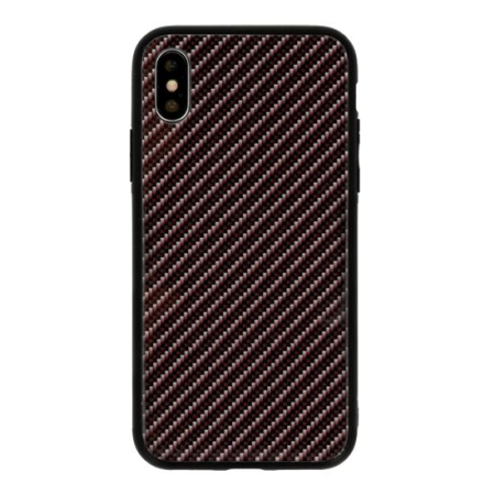 Huse si folii Samsung - Husa spate sticla Carbon Samsung Galaxy J6 Plus  Dark grey