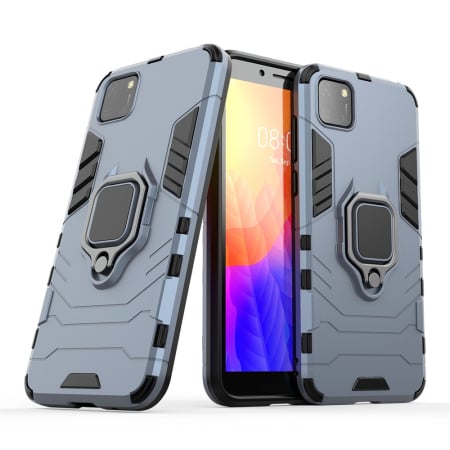 Huse si folii alte dispozitive - Husa Xiaomi Redmi 8A / Xiaomi Redmi 8, Armor cu inel, albastra