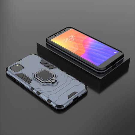 Husa Xiaomi Redmi 8A / Xiaomi Redmi 8, Armor cu inel, albastra [3]