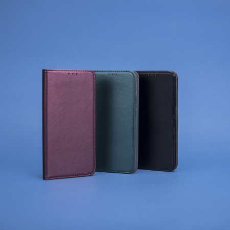 Husa Xiaomi Redmi 9A / 9AT negru, tip carte, Smart Magnetic [7]