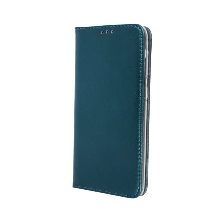 Huse si folii Redmi 9/9A/9AT/9C/9i - Husa Xiaomi Redmi 9A / 9AT verde, tip carte, Smart Magnetic