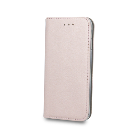 Huse si folii alte dispozitive - Husa Xiaomi Redmi 9T / Poco M3 rose-gold, tip carte, Smart Magnetic