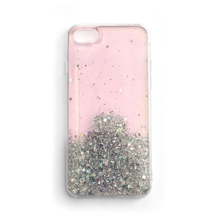 Huse si folii Xiaomi Redmi - Husa Xiaomi Redmi Note 10 Pro roz, Star Glitter