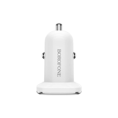 Incarcator auto Borofone BZ12A, 1xUSB, QC 3.0, alb [3]
