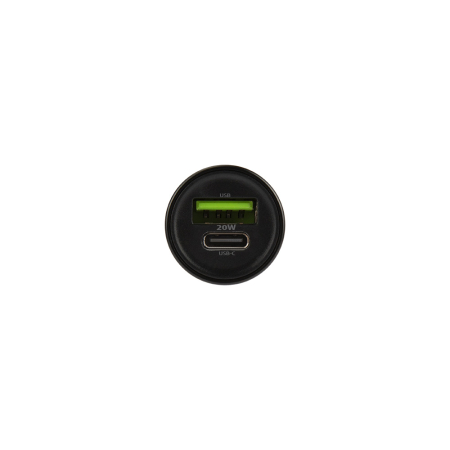 Incarcator auto Maxlife MXCC-04, PD3.0 + QC3.0,  1x USB-C + 1x USB, 20W negru [1]