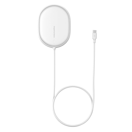 Incarcator magnetic wireless Qi 15 W (compatibil MagSafe) alb (WXQJ-02) [1]
