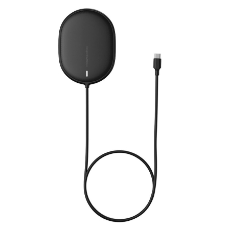 Incarcator magnetic wireless Qi 15 W (compatibil MagSafe) negru (WXQJ-01) [1]